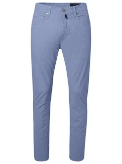 Pierre Cardin Herren Hose Lyon in blau - Länge: lang