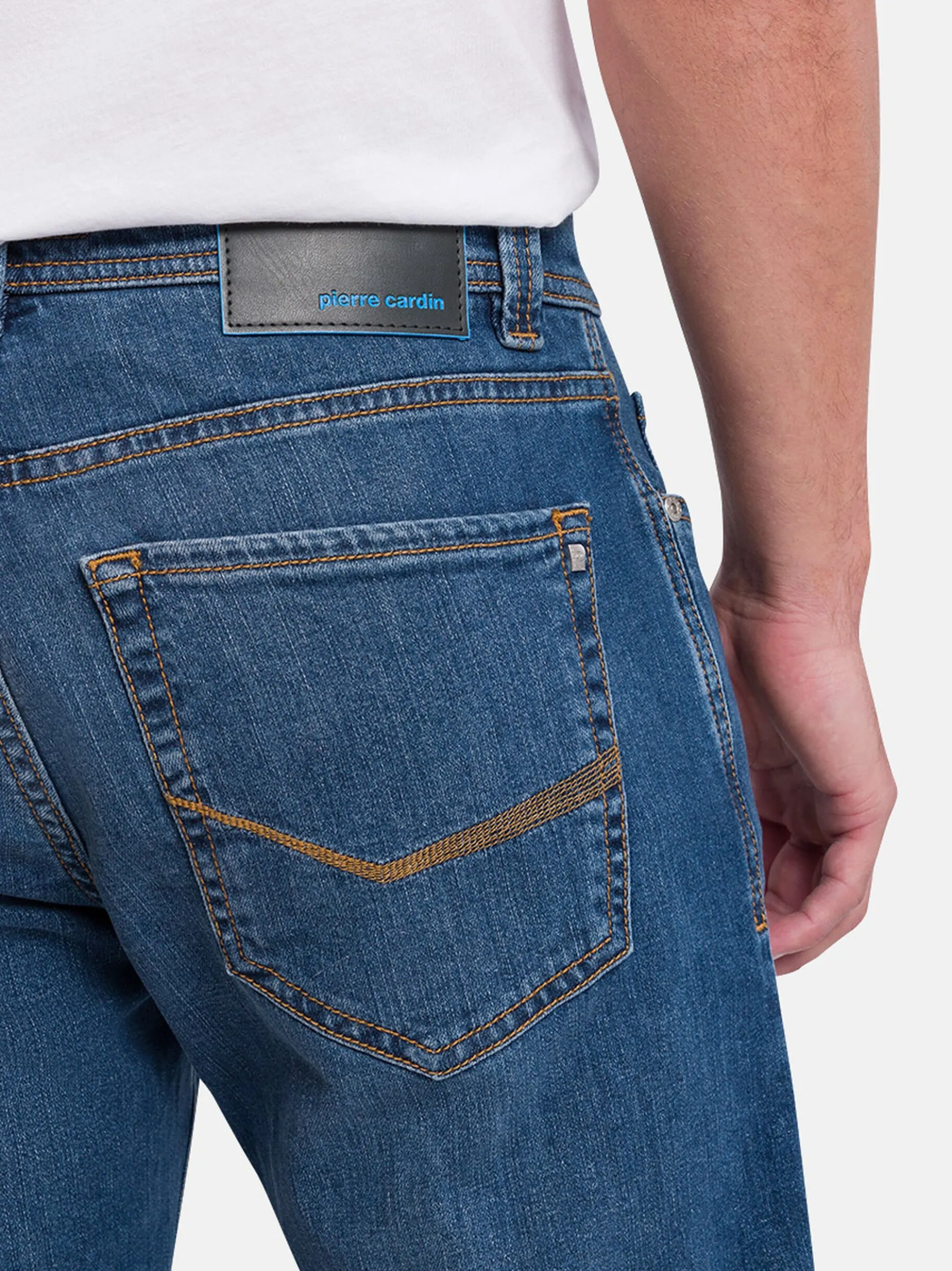 Pierre Cardin Herren Jeans Lyon Tapered in blau
