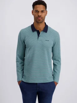 Pierre Cardin Herren Langarmshirt in blau