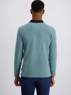 Pierre Cardin Herren Langarmshirt in blau