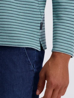 Pierre Cardin Herren Langarmshirt in blau