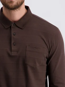 Pierre Cardin Herren Langarmshirt in beige