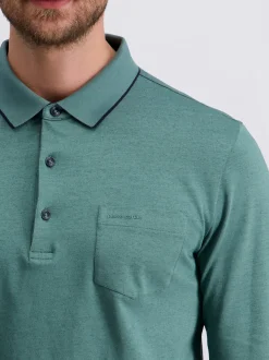 Pierre Cardin Herren Langarmshirt in grün