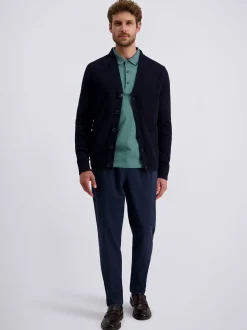 Pierre Cardin Herren Langarmshirt in grün