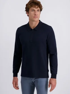 Pierre Cardin Herren Langarmshirt in marine