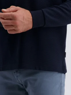 Pierre Cardin Herren Langarmshirt in marine