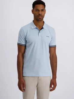 Pierre Cardin Herren Poloshirt in grau - Ärmel: kurzarm