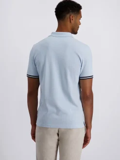 Pierre Cardin Herren Poloshirt in grau - Ärmel: kurzarm