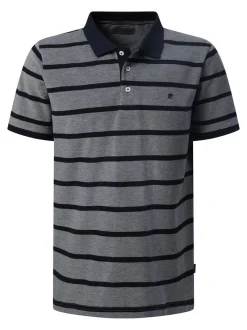 Pierre Cardin Herren Polo-Shirt in grün - Ärmel: kurzarm