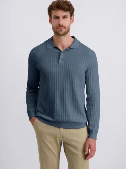 Pierre Cardin Herren Pullover in blau - Ärmel: langarm