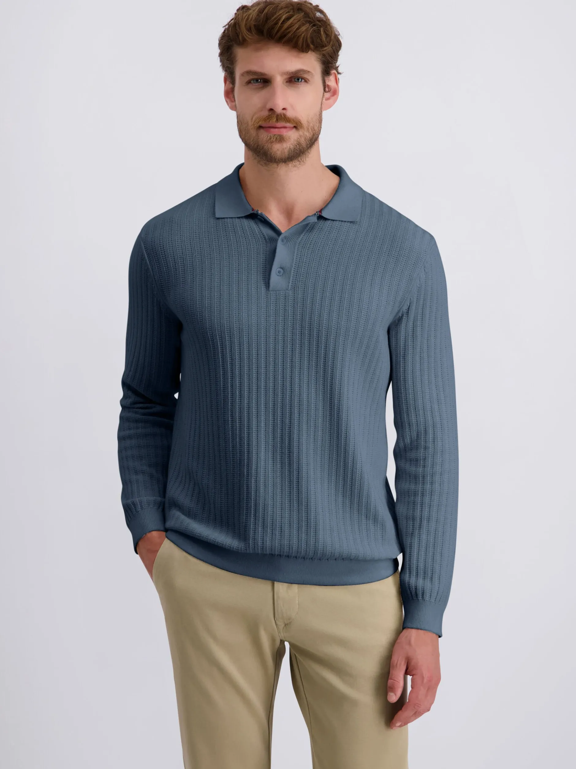 Pierre Cardin Herren Pullover in blau - Ärmel: langarm
