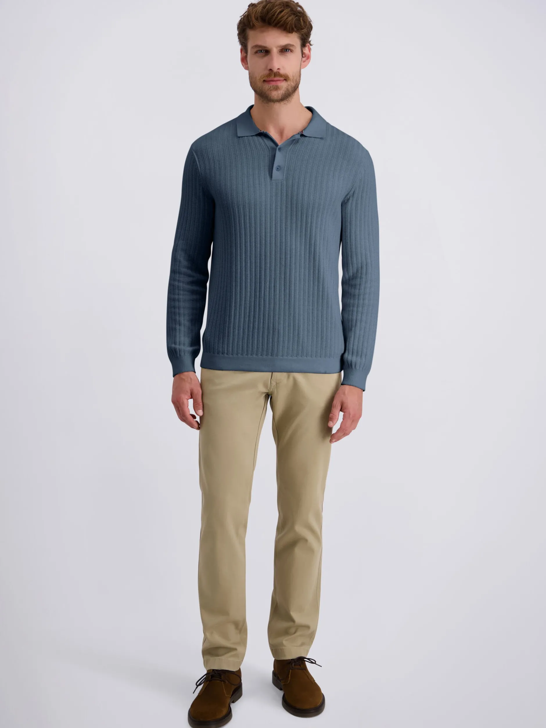 Pierre Cardin Herren Pullover in blau - Ärmel: langarm