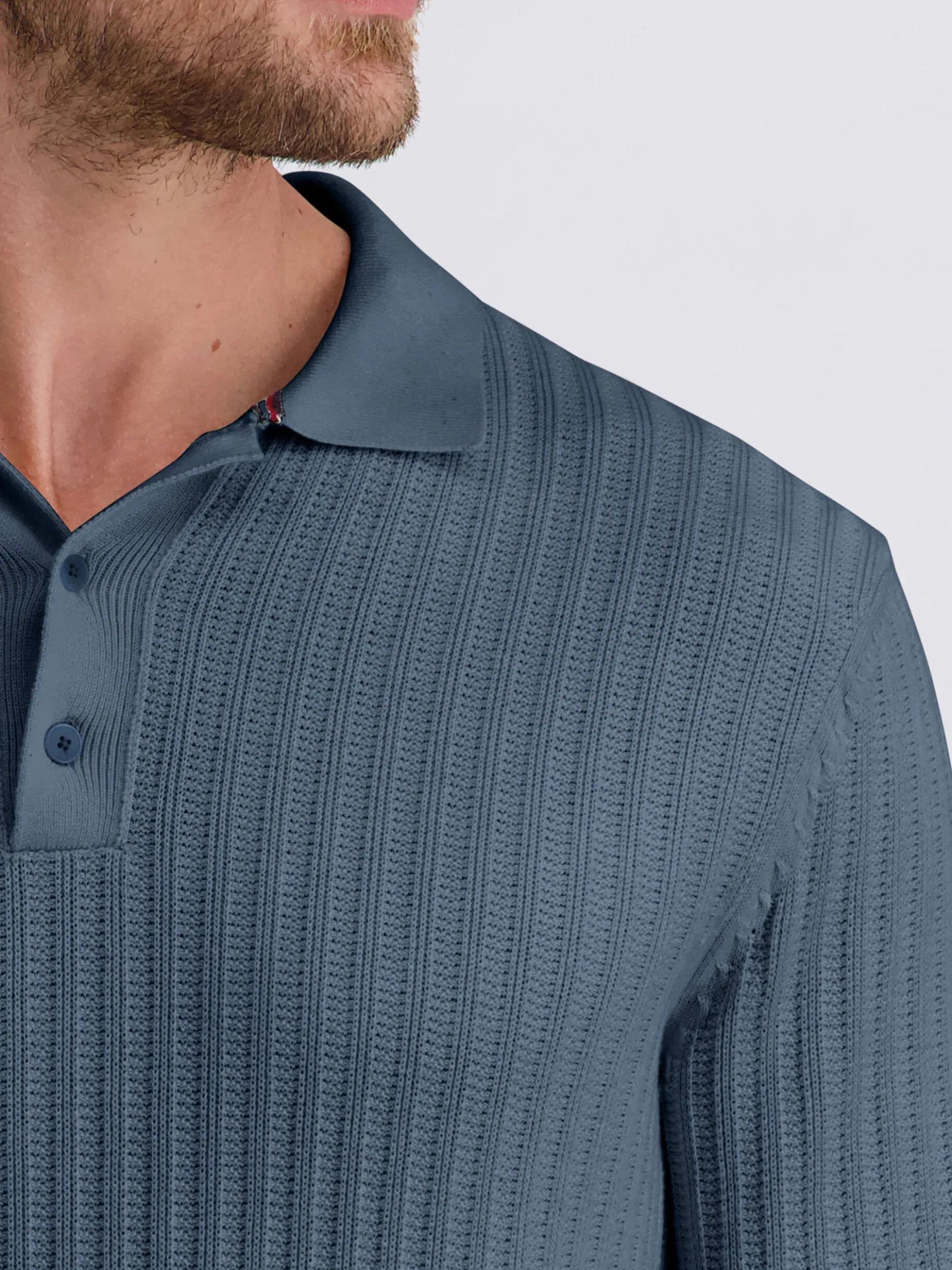 Pierre Cardin Herren Pullover in blau - Ärmel: langarm