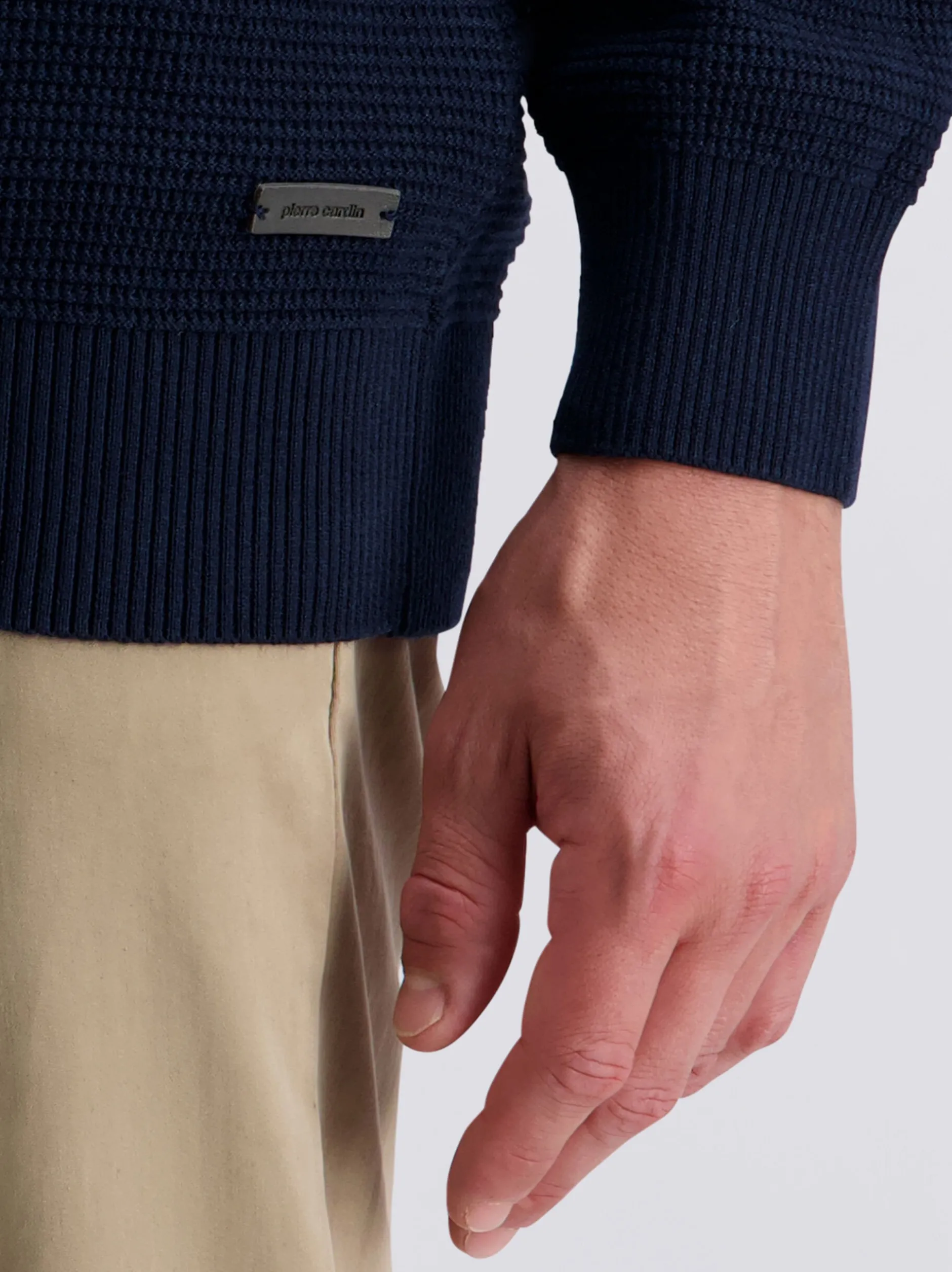 Pierre Cardin Herren Pullover in blau - Ärmel: langarm