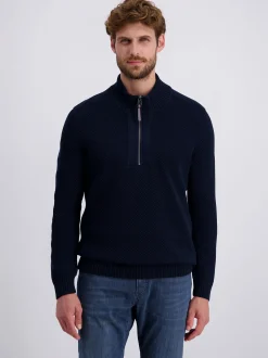Pierre Cardin Herren Pullover in blau - Ärmel: langarm