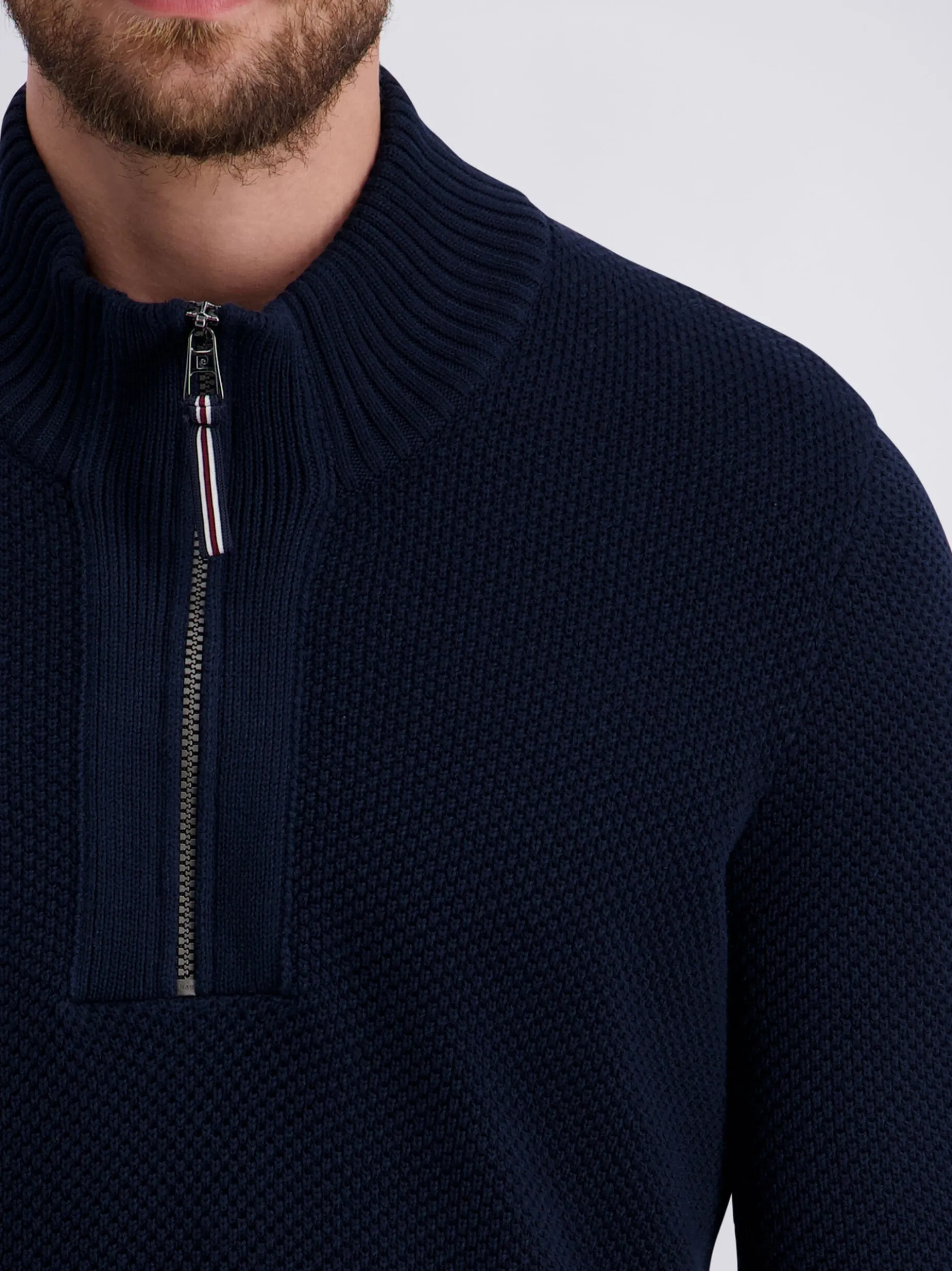 Pierre Cardin Herren Pullover in blau - Ärmel: langarm