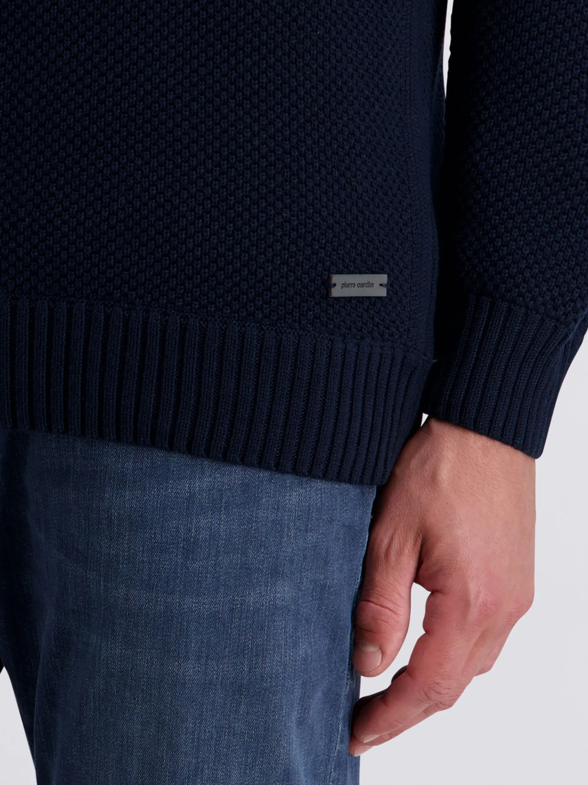 Pierre Cardin Herren Pullover in blau - Ärmel: langarm