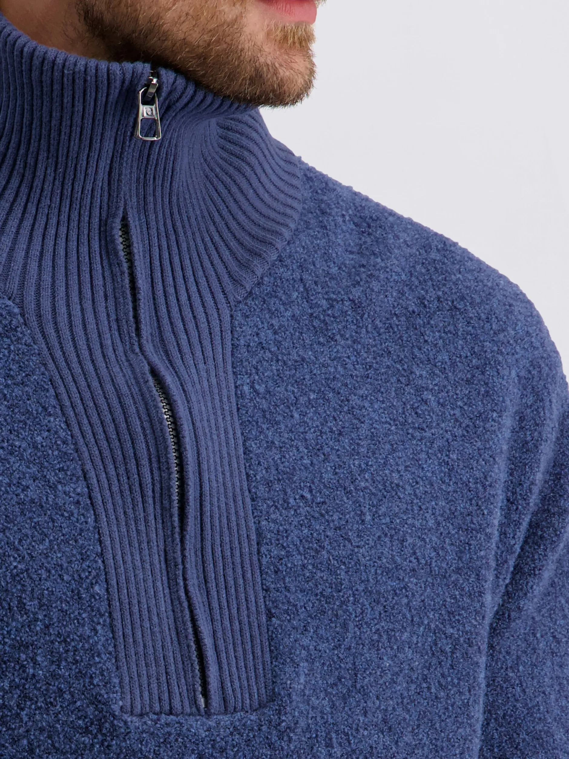 Pierre Cardin Herren Pullover in blau - Ärmel: langarm