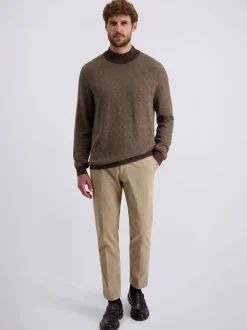 Pierre Cardin Herren Pullover in braun - Ärmel: langarm