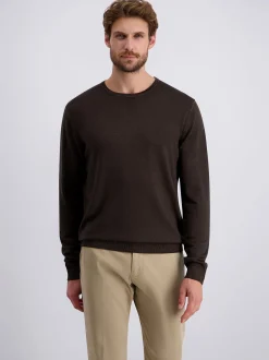 Pierre Cardin Herren Pullover in braun - Ärmel: langarm
