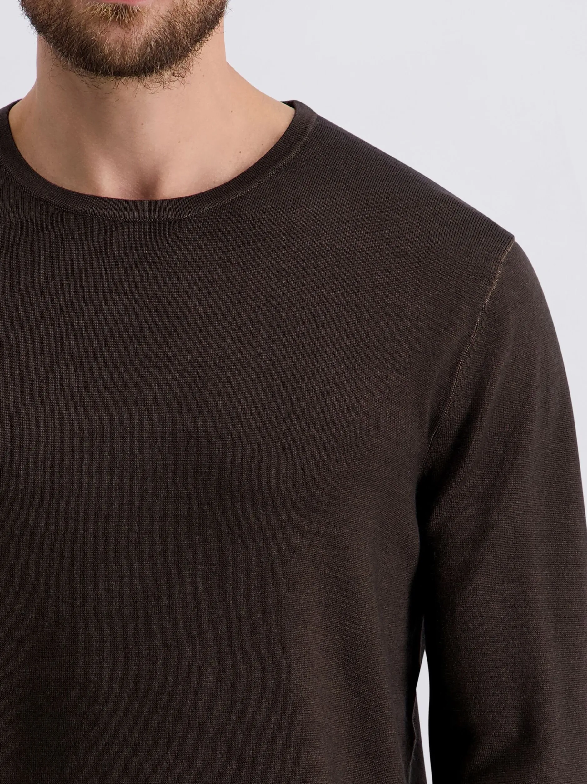 Pierre Cardin Herren Pullover in braun - Ärmel: langarm