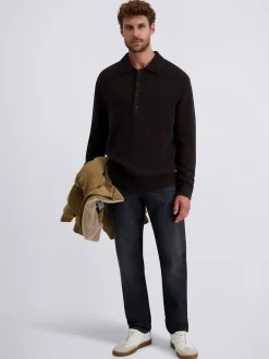 Pierre Cardin Herren Pullover in braun - Ärmel: langarm
