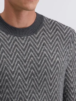 Pierre Cardin Herren Pullover in grau - Ärmel: langarm