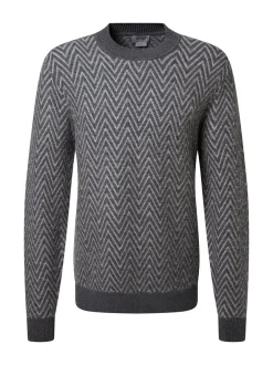 Pierre Cardin Herren Pullover in grau - Ärmel: langarm