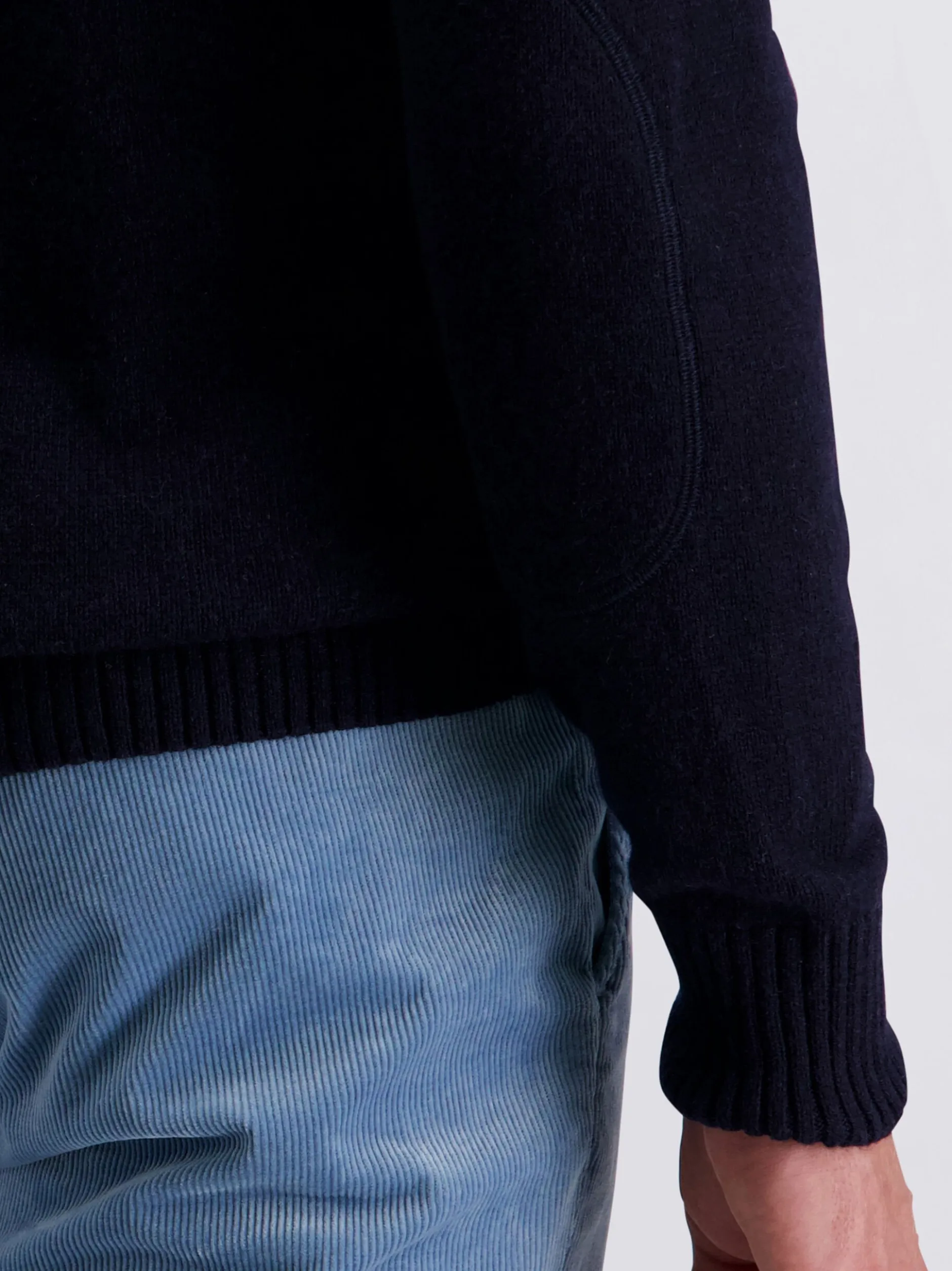 Pierre Cardin Herren Pullover in marine - Ärmel: langarm