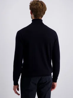 Pierre Cardin Herren Rollkragenpullover in marine