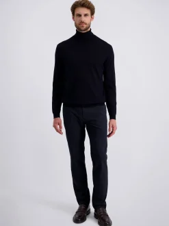 Pierre Cardin Herren Rollkragenpullover in marine