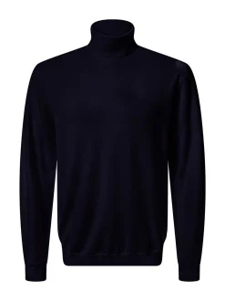 Pierre Cardin Herren Rollkragenpullover in marine