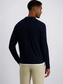 Pierre Cardin Herren Strickjacke in blau