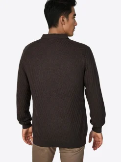 Pierre Cardin Herren Strickpullover in braun