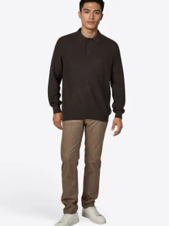 Pierre Cardin Herren Strickpullover in braun