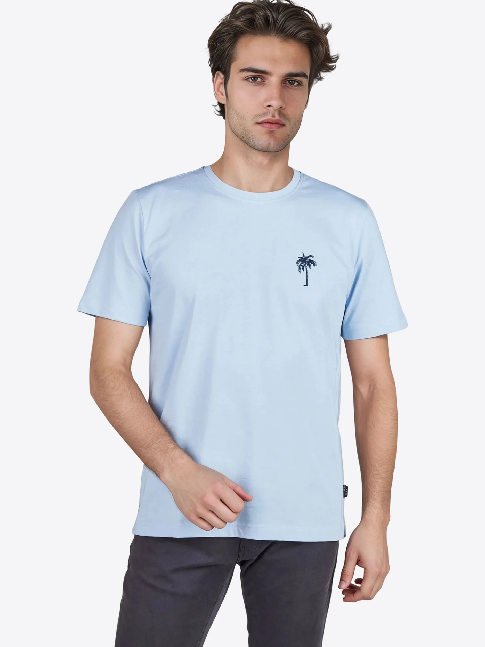 Pierre Cardin Herren T-Shirt in hellblau
