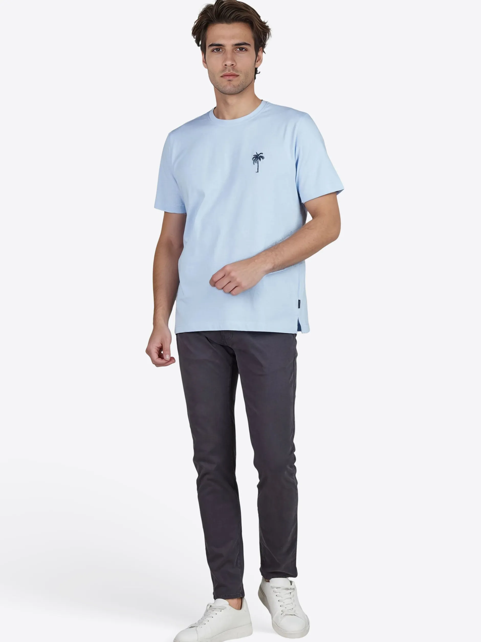 Pierre Cardin Herren T-Shirt in hellblau