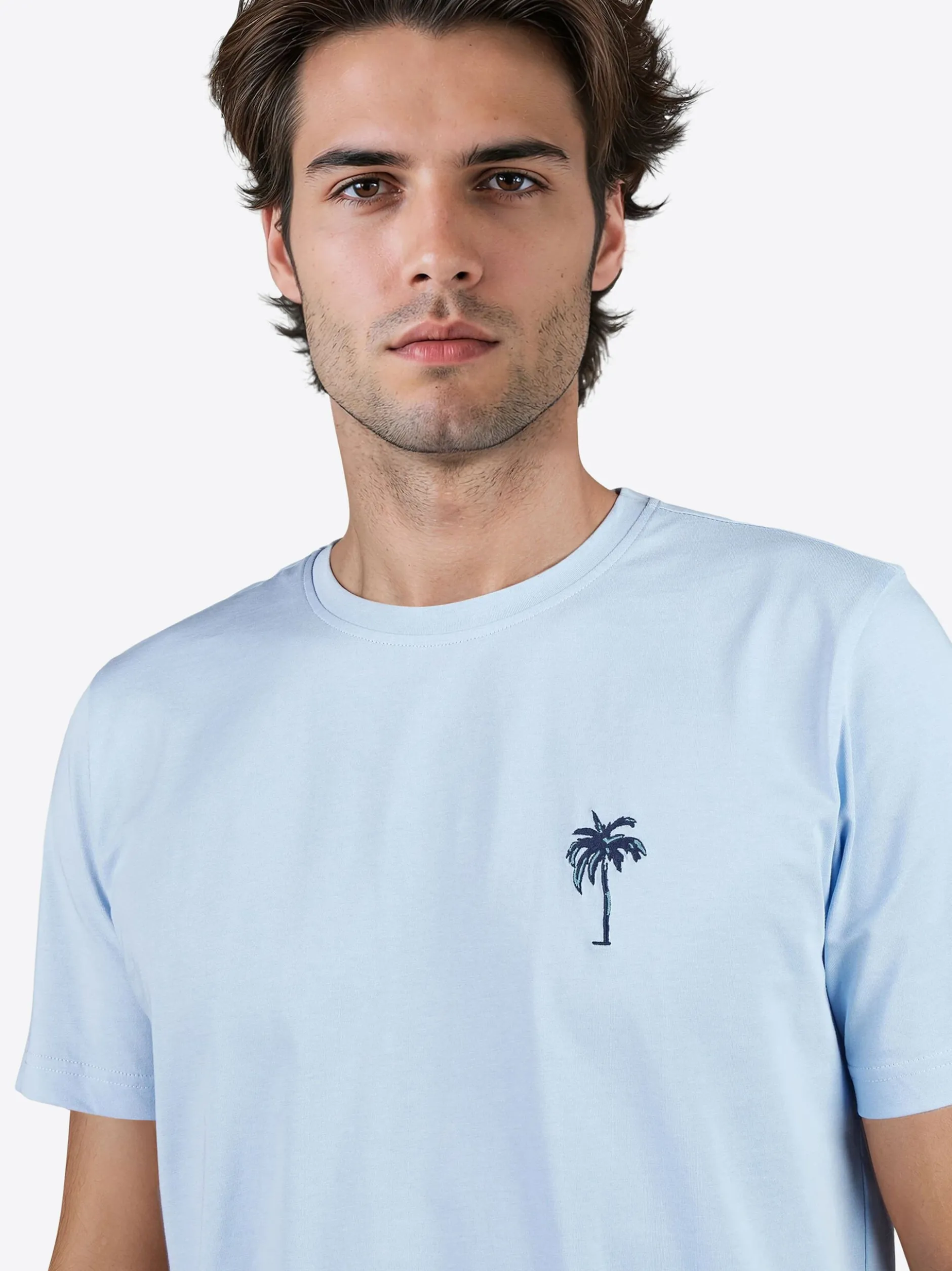 Pierre Cardin Herren T-Shirt in hellblau