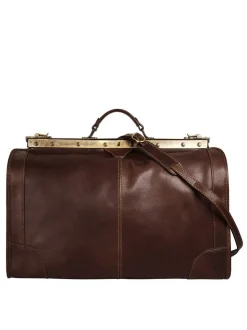 piké Unisex Doktortasche / Reisetasche in braun
