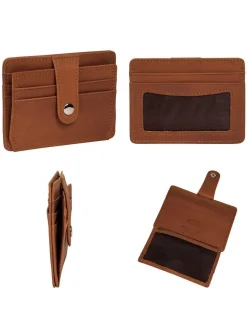 piké Unisex Visitenkartenetui in cognac