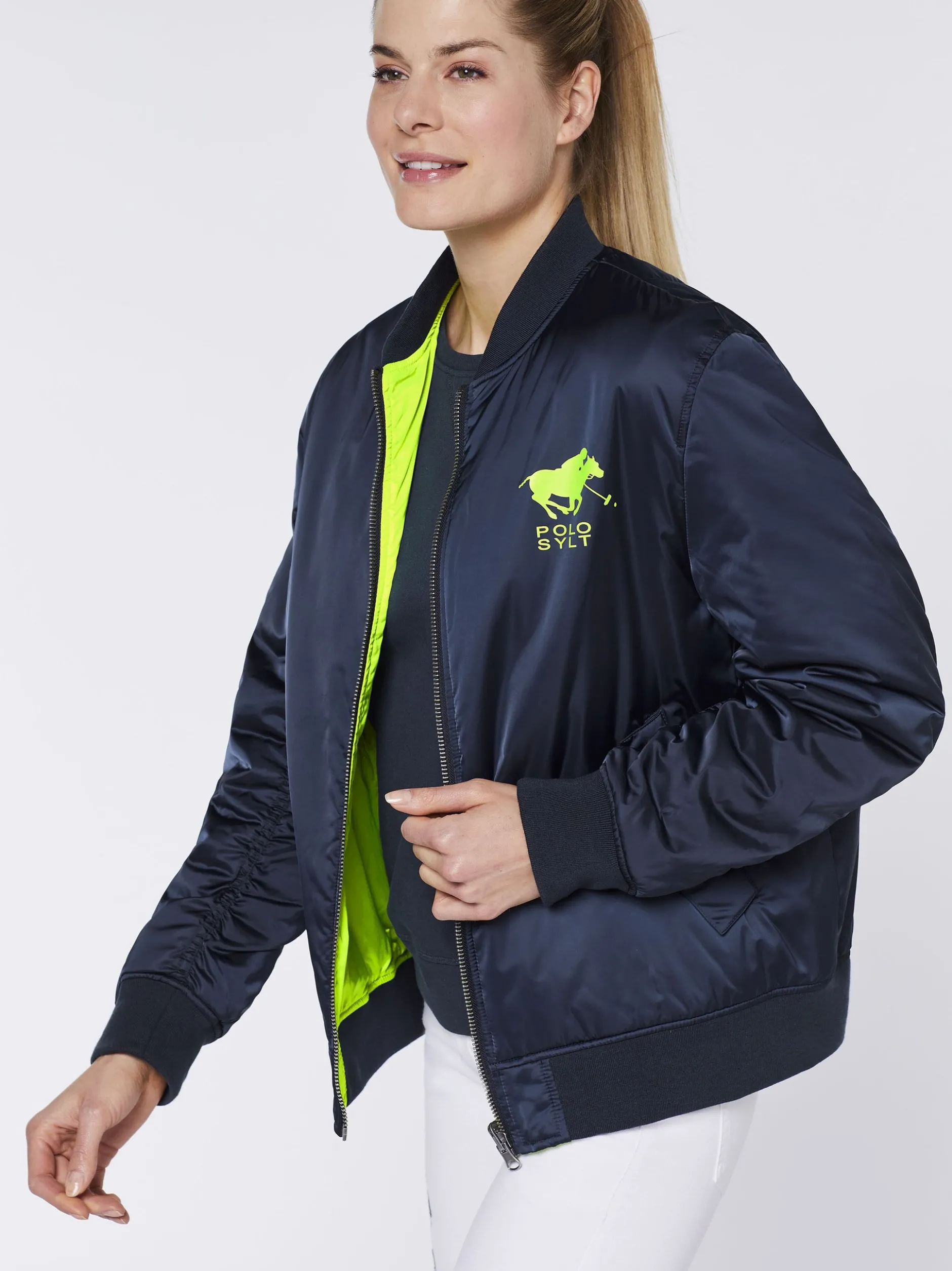 Polo Sylt Damen Blouson in marine blau