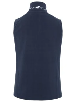 Polo Sylt Damen Fleece-Weste in marine blau