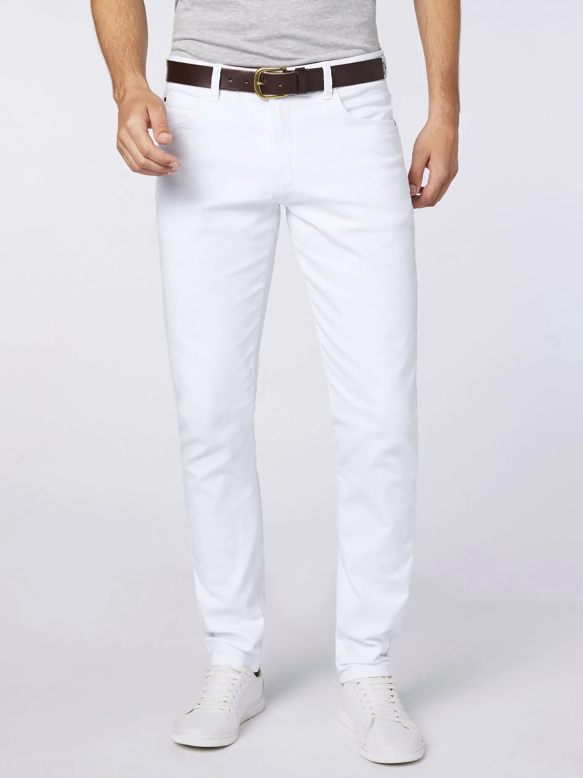 Polo Sylt Herren Jeans in weiß - Länge: lang