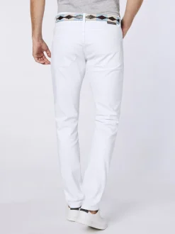 Polo Sylt Herren Jeans in weiß - Länge: lang