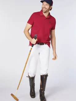 Polo Sylt Herren Poloshirt in bordeaux rot