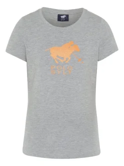 Polo Sylt Mädchen T-Shirt in hellgrau grau