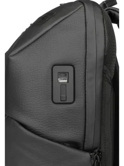 Porsche Design Unisex Rucksack - Urban Eco Leather XS in schwarz