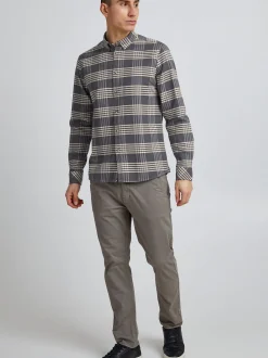 11 Project Herren Langarmhemd - PRPhineas in beige