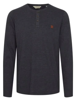 11 Project Herren Langarmshirt - PRBonso in anthrazit