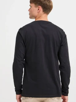 11 Project Herren Langarmshirt - PRBonso in schwarz